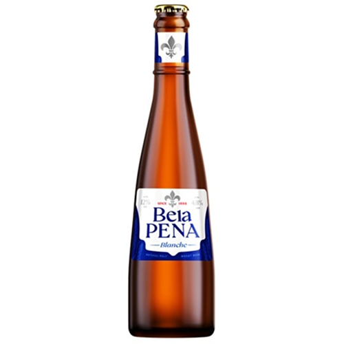 Пиво "БЕЛА ПЕНА" светлое пастер нефильтр осветленное пшеничное 0,45 л/12 СТЕКЛО 4,8%  Россия