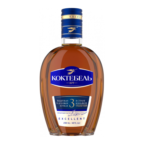 Коньяк "Коктебель" 3 Звезды, 250 мл