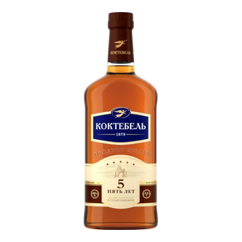 Коньяк "Коктебель" 5 Лет, 0.5 л