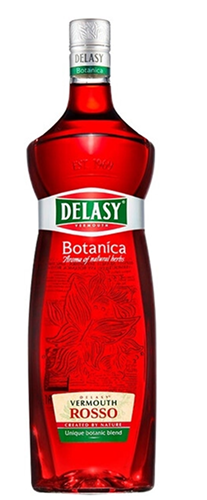 Напиток ароматизированный виноградосодержащий из виноградного сырья сладкий "ВЕРМУТ ДЕЛАСИ БОТАНИКА. КРАСНЫЙ" 1 л Россия