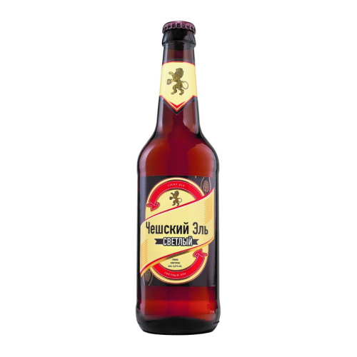 Пиво Чешский Эль Светлый св. 4,9% ст. 0,45л
