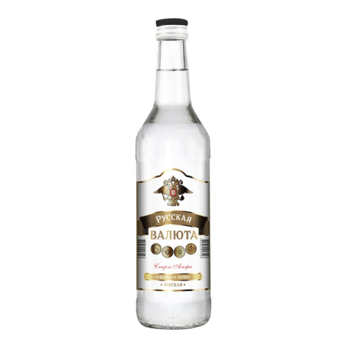 Настойка горькая Русская Валюта Мягкая 35% 0,5л