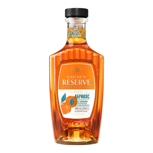 Аперитив "Золотой Резерв" Абрикос, 0.5 л