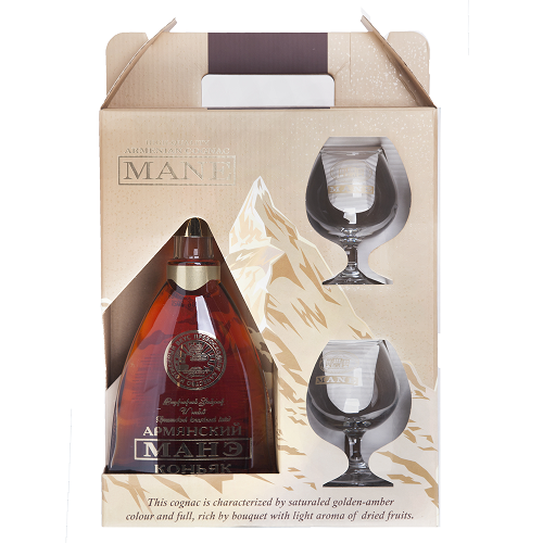 Набор "Манэ" 5-летний в подарочной упаковке с 2 бокалами