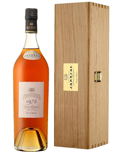 Бренди "Арманьяк Жанно Винтажная Коллекция", год урожая 1978, в деревянной п/у, 0,7л Франция