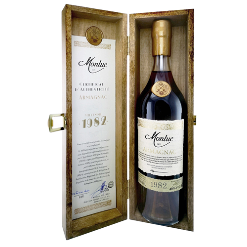 Арманьяк Монлюк Арманьяк Напиток крепкий из дистиллята винного для бренди п/у 0,7л/6 Франция 1982
