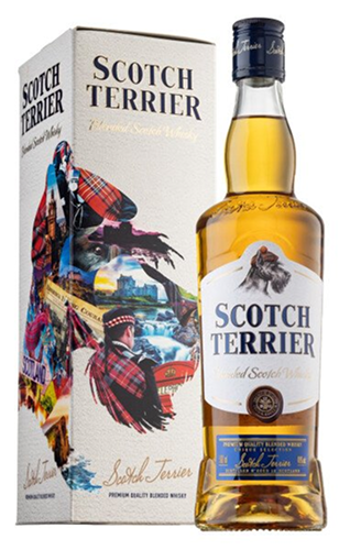 Виски шотландский купажированный "СКОТЧ ТЕРЬЕР" п/у 1,5 Россия