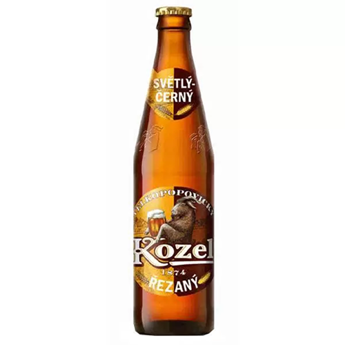 Пиво "ВЕЛКОПОПОВИЦКИЙ КОЗЕЛ Резаное" светлое пастеризованное 0,45 л ст/б 4,7%  Россия