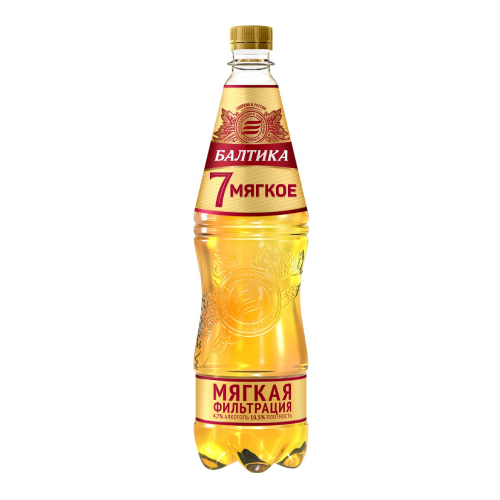 Пиво Балтика Мягкое №7 св. 4,7% ПЭТ 0,95л