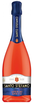 Сидр фруктовый ароматизированный особый газированный полусладкий САНТО СТЕФАНО АПЕРИНИ ШПРИЦ  0,75 л стекло 6% Россия
