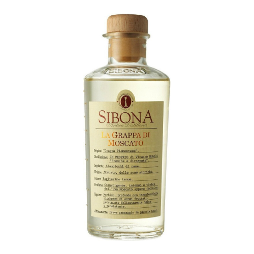 Граппа Sibona, La Grappa di Moscato, 0.5 л