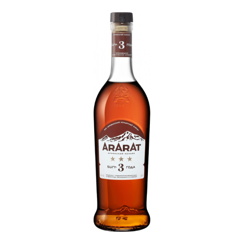 Коньяк "Арарат" 3 Звезды, 0.5 л