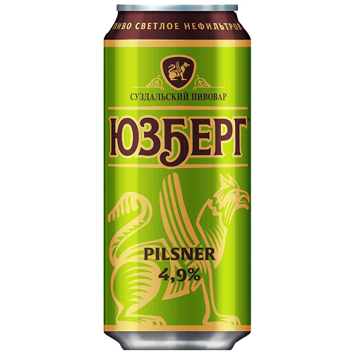 Пиво "Юзберг" Пилснер, 0.47 л