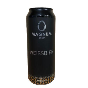 Пиво МАГНУМ Пшеничное-1 светлое непастер нефильтрованное неосветленное 0,45л/12 БАНКА  5,2% Россия