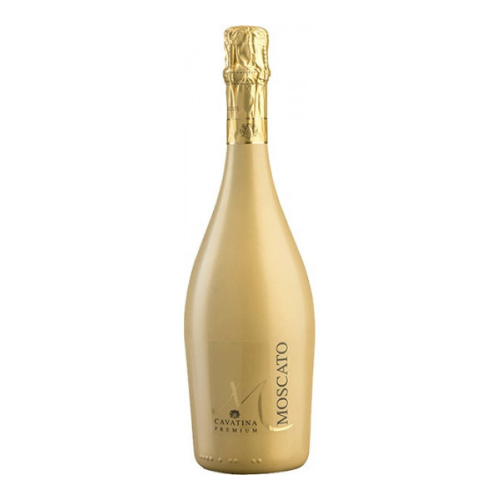 Игристое вино Cavatina Moscato Spumante Sweet, gold bottle, 0.75 л