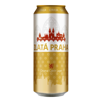 Пиво "Zlata Praha", in can, 0.5 л