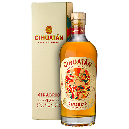 Ром "Cihuatan" Cinabrio 12 Years Old, gift box, 0.7 л