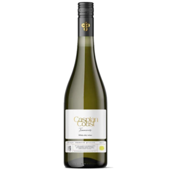 Вино сортовое ординарное сухое белое Траминер. Каспиан Кост 0,75 л Азербайджан