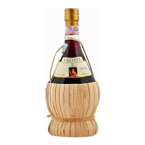 Вино Chianti DOCG "Caretti", in Fiasco