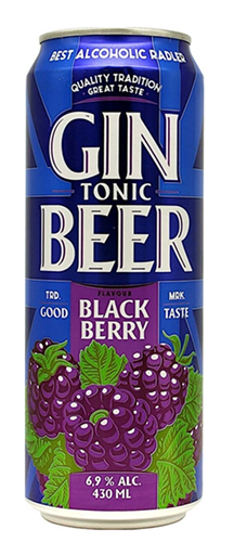 Пивной напиток ДЖИНБИР СО ВКУСОМ И АРОМАТОМ ДЖИНА,ТОНИКА ЕЖЕВИКИ И ЛАЙМА 0,43 л/24 БАНКА 6,9% Россия