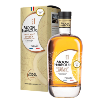 Виски Moon Harbour, "Dock 1" Single Malt Chateau Rieussec, gift box, 0.7 л