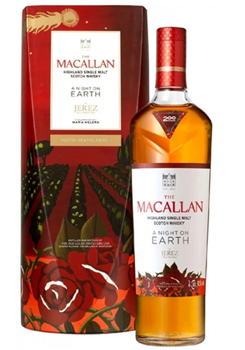 Виски шотландский солодовый "МАКАЛЛАН НОЧЬ НА ЗЕМЛЕ ХЕРЕСНАЯ БОЧКА" п/у 0,7 л Соединенное Королевство