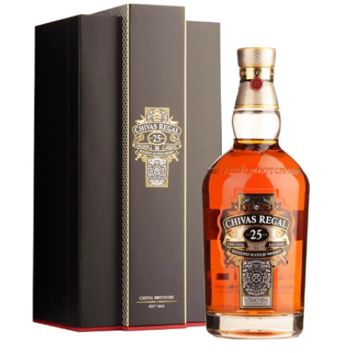Виски "Chivas Regal" 25 years old, with box, 0.7 л