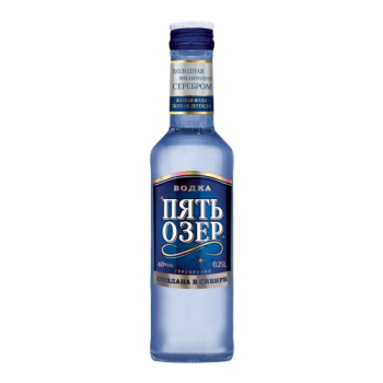 Водка "Пять Озер" Серебряная, 250 мл