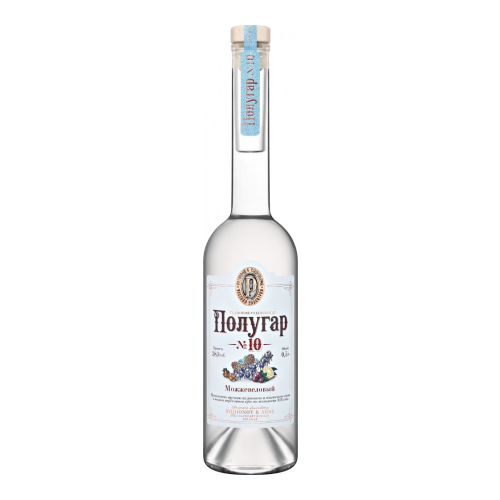 Водка "Polugar" №10, Juniper, 0.5 л