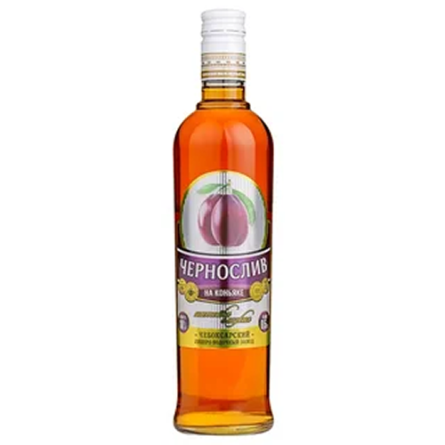 Настойка сладкая «ЧЕРНОСЛИВ НА КОНЬЯКЕ»  0,5 л 19% Россия