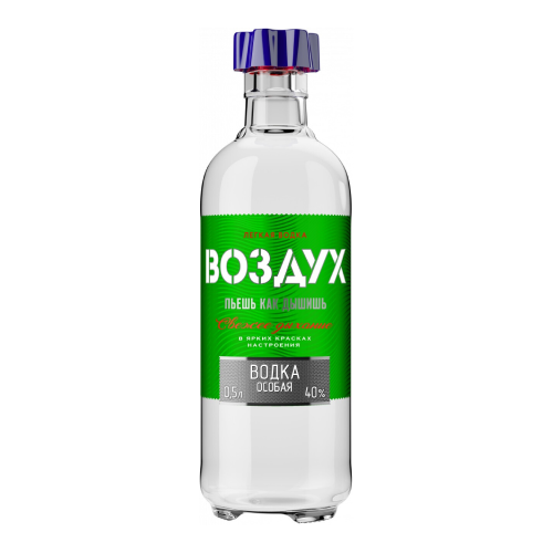 Водка "Воздух" Свежее дыхание, 0.5 л