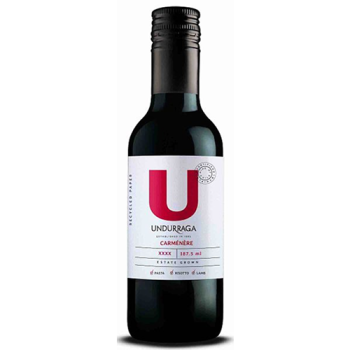Ундуррага. Карменер Вино сортовое сухое красное 0,187л/12 Чили