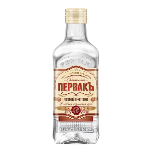 Водка Русский Север, "Первакъ" Домашний Пшеничный Двойной Перегонки, 100 мл