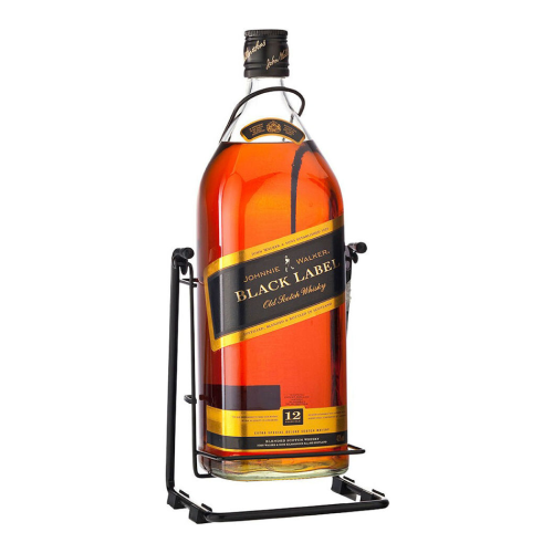 Виски Johnnie Walker, "Black Label", with cradle, in box, 3 л