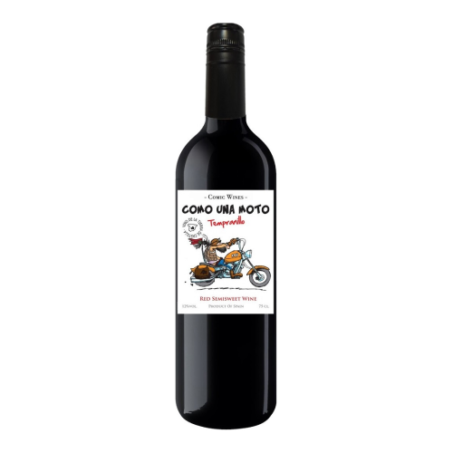 Вино "Como Una Moto" Tempranillo Semisweet, 2020