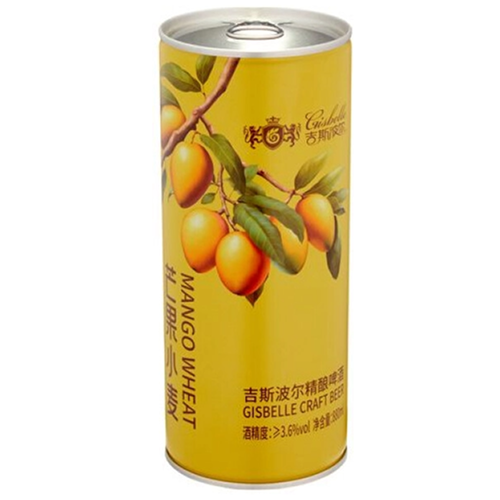 Пиво "Gisbelle" Craft Mango Wheat, in can, 0.88 л