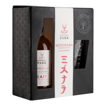 Коньяк Park Mizunara Borderies, gift set with glass