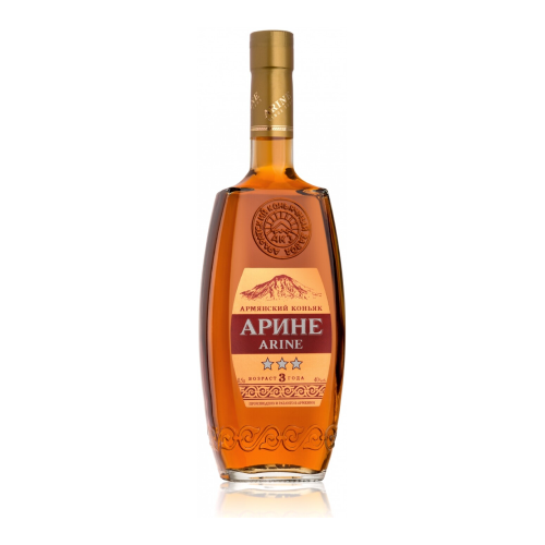 Коньяк "Арине" 3 звезды, 0.5 л