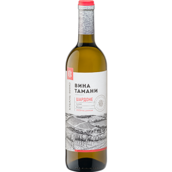 Вино Кубань-Вино, "Вина Тамани" Шардоне сухое, 0.7 л