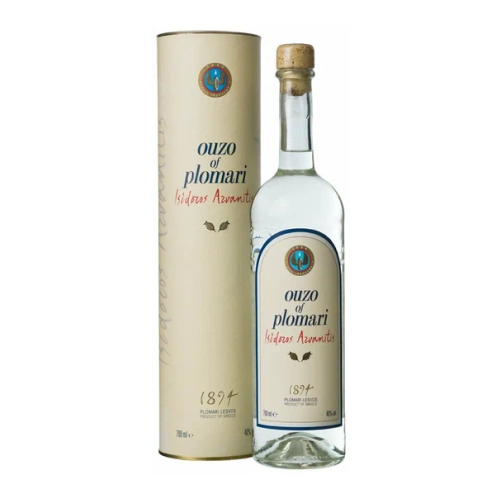 Водка Isidoros Arvanitis, Ouzo Plomari, в тубе, 0.7 л