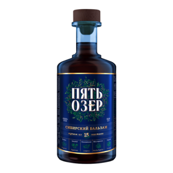 Ликер "Пять Озер" Сибирский бальзам, 0.5 л