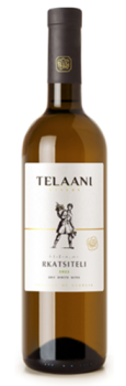 Вино сортовое ординарное белое сухое "Ркацители" торговой марки ТЕЛААНИ 0,75 л Грузия