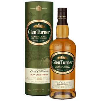 Виски "Glen Turner" Rum Cask Finish, in tube, 0.7 л