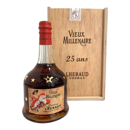 Коньяк Lheraud Cognac "Vieux Millenaire", wooden box, 0.7 л