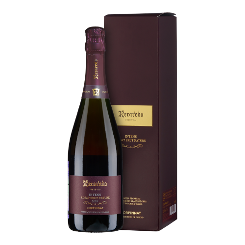 Игристое вино Recaredo, "Intens Rosat" Brut Nature Corpinnat, gift box, 2018