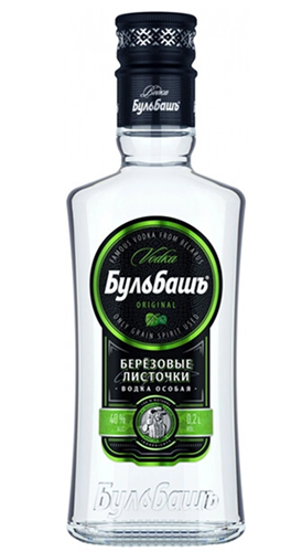 Водка особая  "Бульбашъ.  Березовые  листочки"   0,2  л   Беларусь