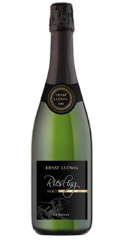 Вино игристое белое сухое "Эрнст Людвиг Рислинг Зект Трокен",  0,75 л Германия