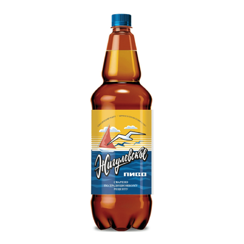 Пиво Жигулевское светлое фильтрованное пастеризованное 4,5% 1,3 л ПЭТ