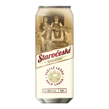 Пиво "Staroceske tradicni", in can, 0.5 л
