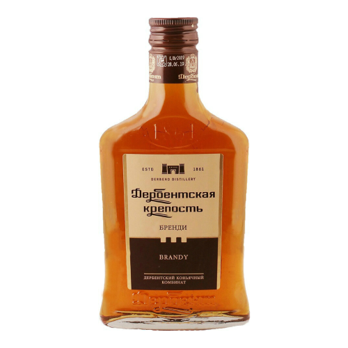 Бренди "Дербентская крепость" 3-летний, 250 мл